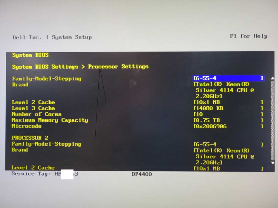 Dell EMC DP4400 2x Xeon Silver 4114 2.20GHz, 48GB DDR4, H730p Mini, 6x 12TB _