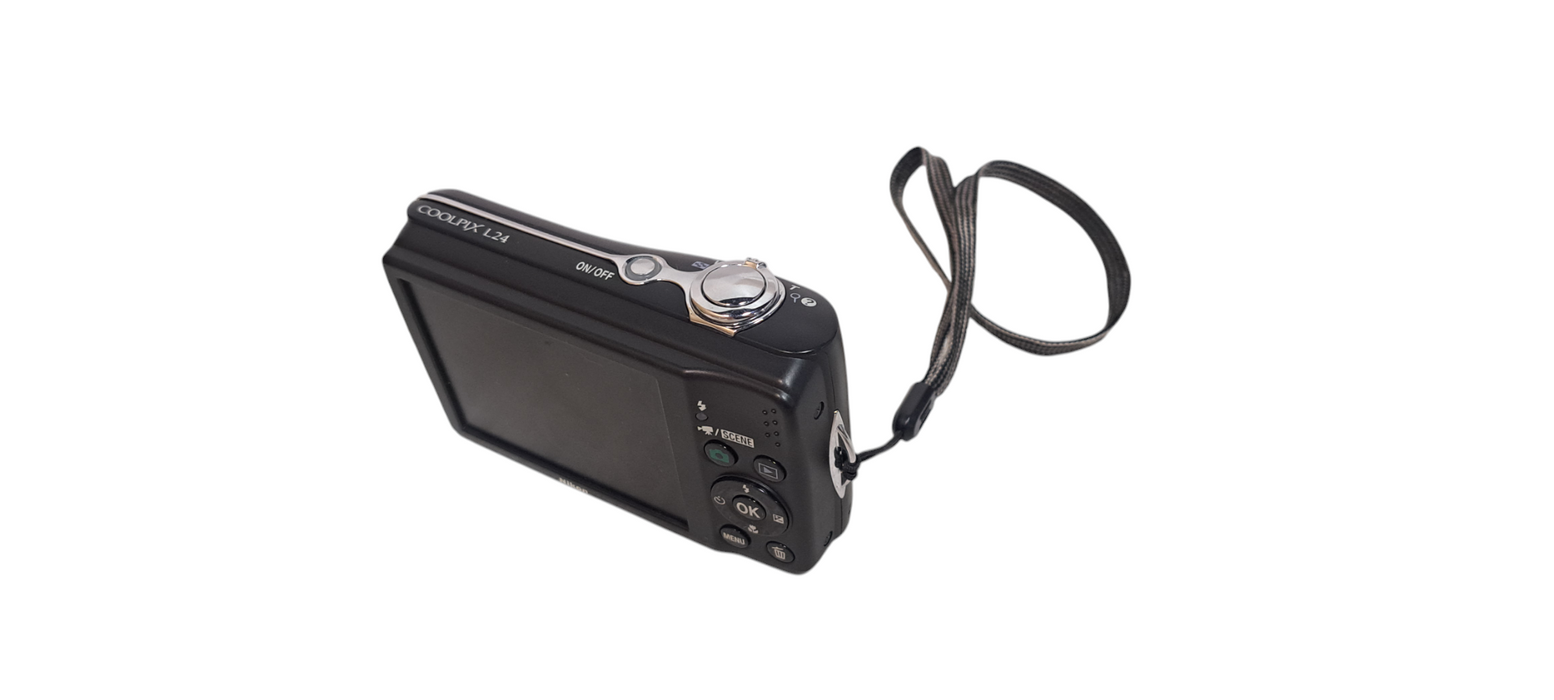 Nikon Coolpix L24 Black Digital Camera 14 MP