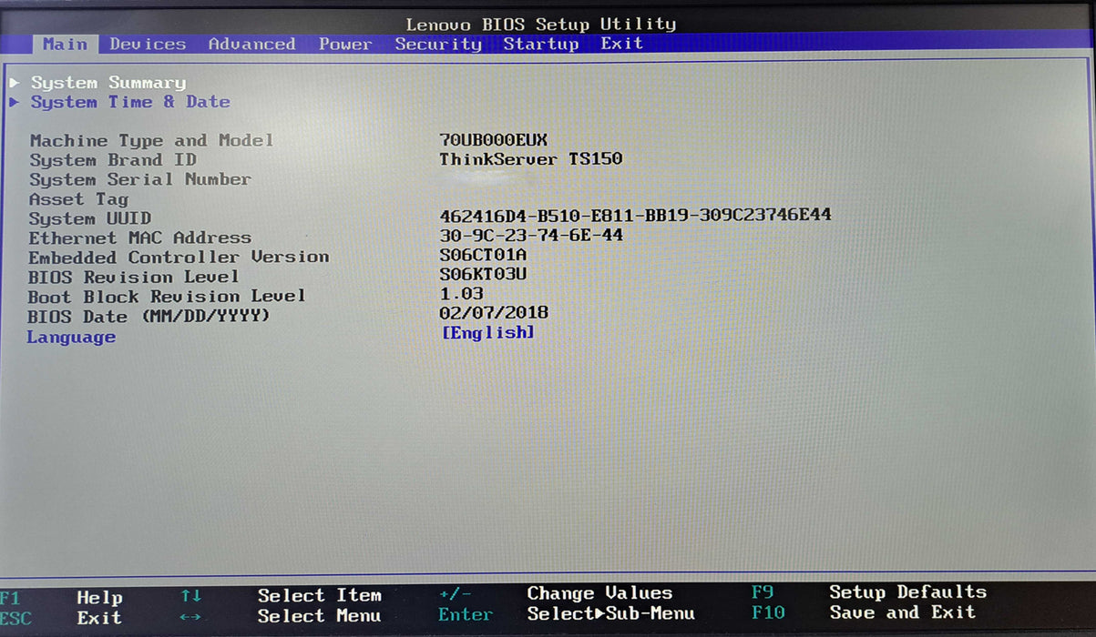 Lenovo ThinkServer TS150 | Xeon E3-1225 v6 @2.20GHz, 16GB ECC DDR4, No HDD )