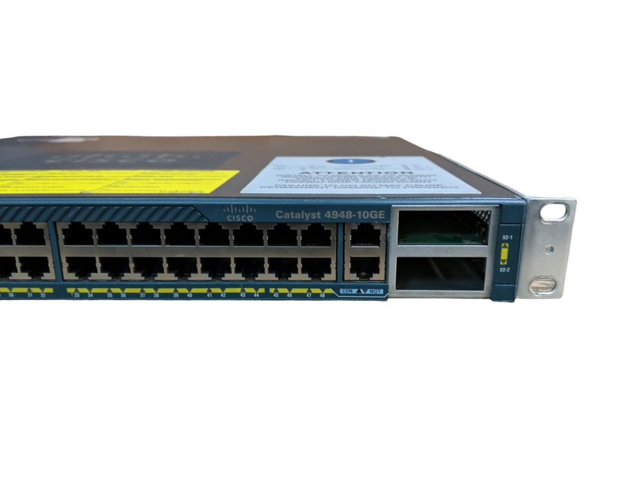 Cisco Catalyst WS-C4948-10GE-S 48 Port Gigabit Network Switch