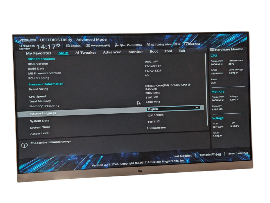 5U Custom Server PC ASUS PRIME H270M-P Intel Core i5-7400 8GB RAM 1TB HDD -