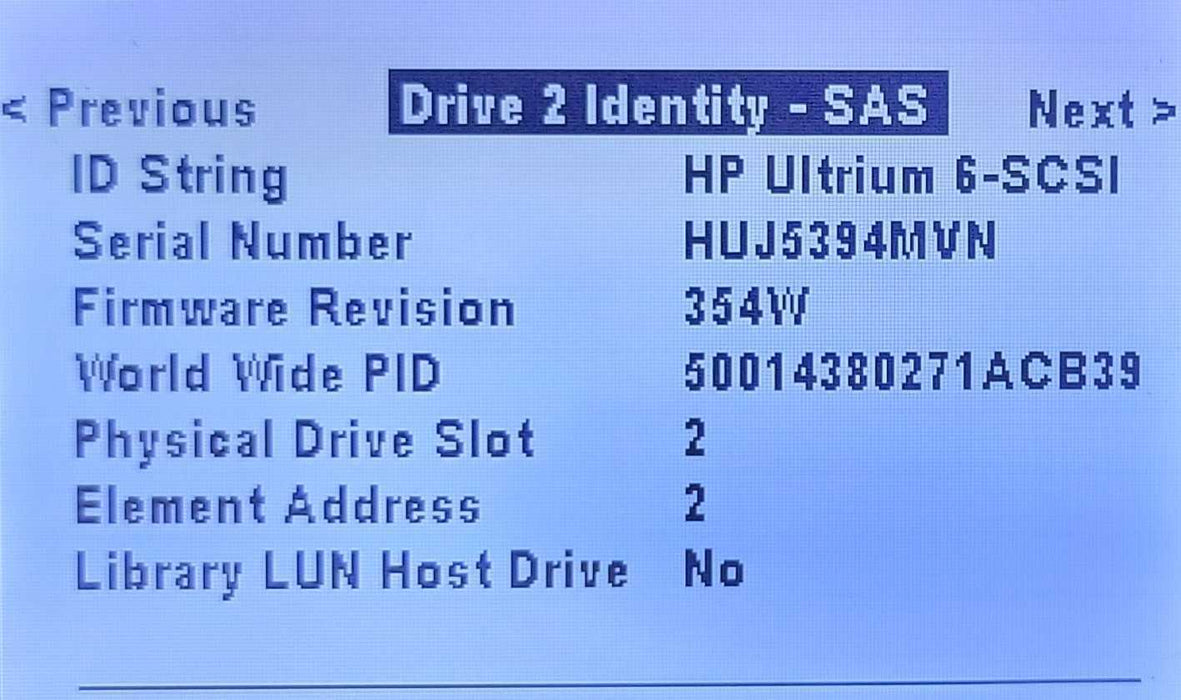 HP AQ288D#103 LTO-6 Internal Tape Drive Q_