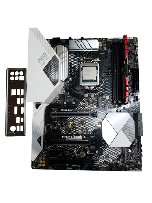 Asus Prime Z390-A Core i9-9900K CPU 16GB RAM CoolMaster 276mm Water cooler