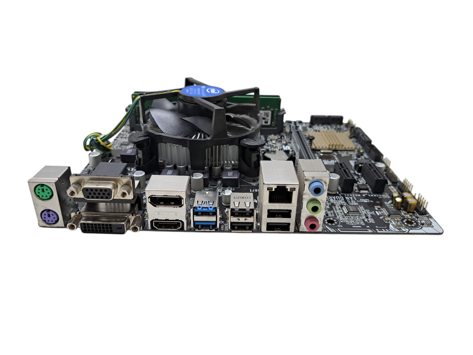 Asus H110-M-A/DP Motherboard + Intel Core i5-6500 CPU, 16GB DDR4, I/O Shield )