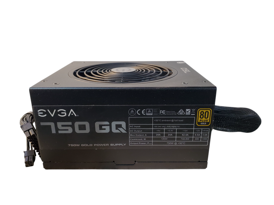 EVGA 750 GQ 750W 80+ Gold Semi-Modular Power Supply