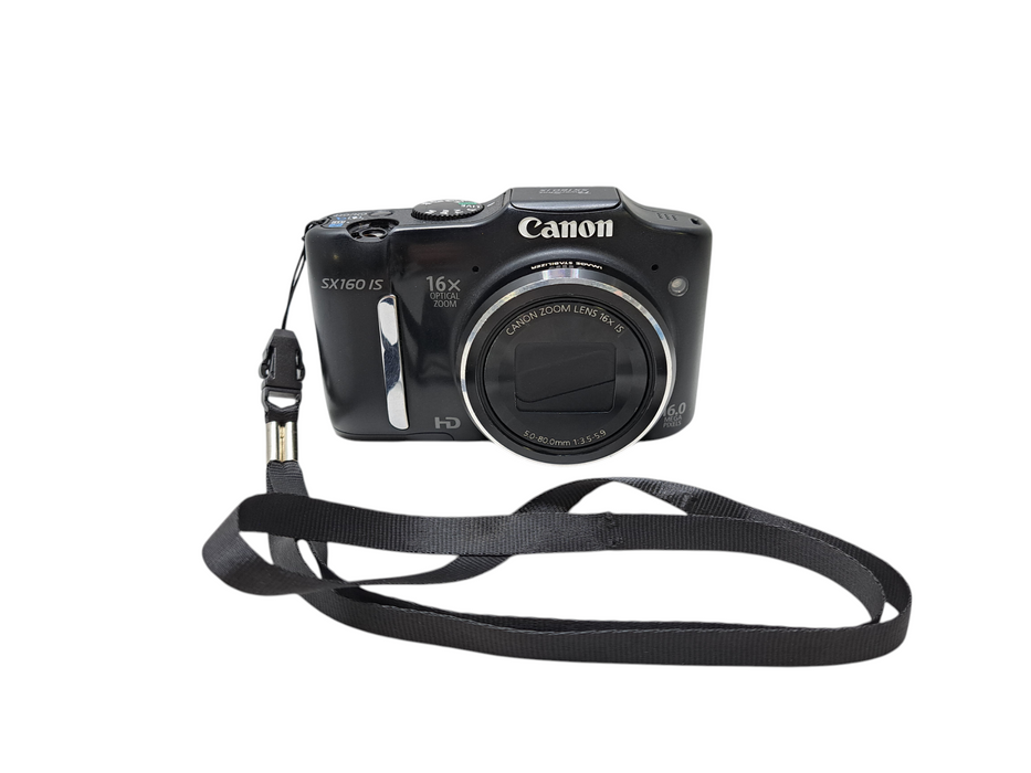 Canon PowerShot SX160 IS 16.0MP Digital Camera *READ* )