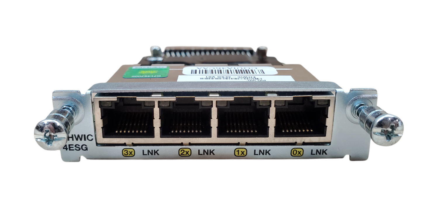 Cisco EHWIC-4ESG 4-Port GbE Enhanced High-Speed WAN Interface Module