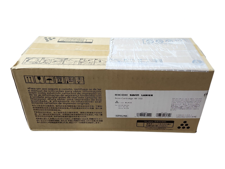 *NEW SEALED* Ricoh IM 350 Black Toner Print Cartridge 418132, Model: D896-0