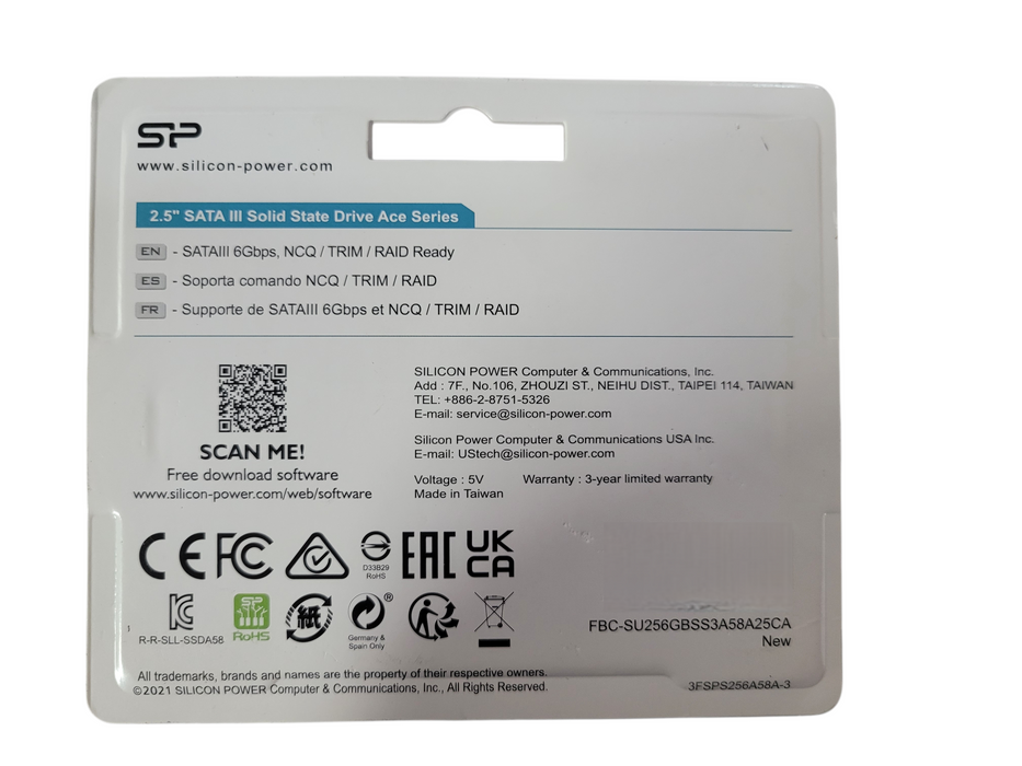 Silicon Power 256Gb SSD 3D Nand A55 SATA III 6Gbps