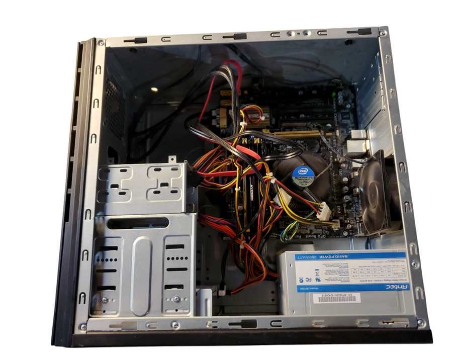Custom PC, ASUS H87M-PLUS, I5-4590, 12GB RAM, NO HDD