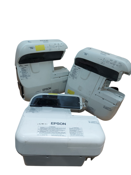 Lot 3x EPSON POWERLITE 575W H603A 3LCD PROJECTOR-Description for Hours left