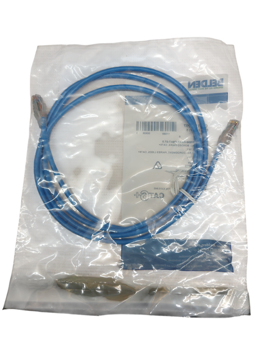Lot of 30x Belden CAT6+ 7ft Patch Cords – Bonded-Pair, 24 AWG Solid, CMR