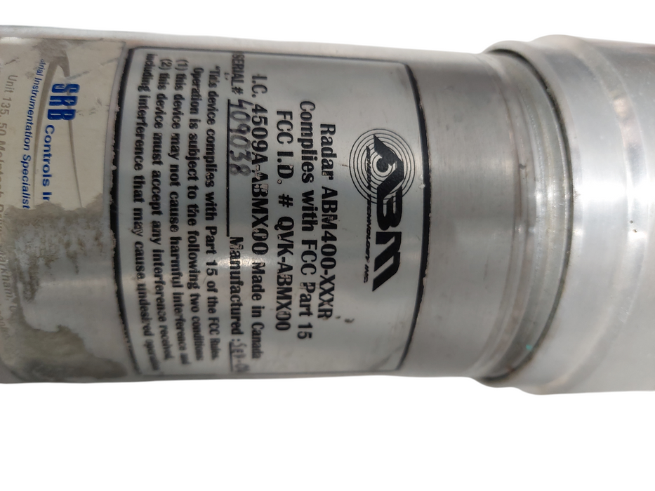 ABM Sensor Technology Inc. Radar ABM400-XXXR Pulse Radar  =