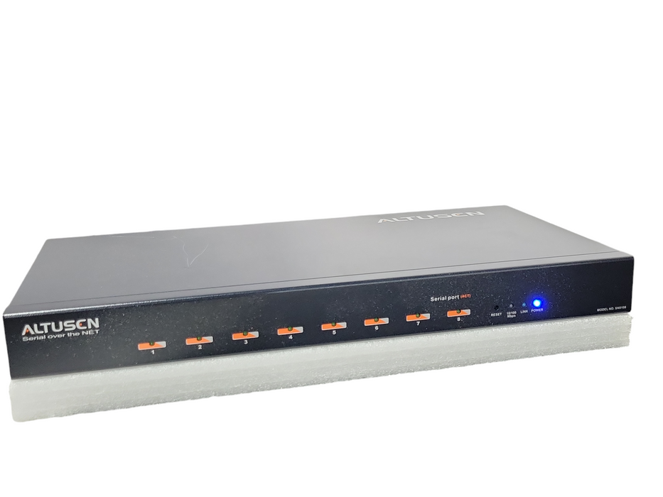 Altusen 8-Port Serial over the NET SN0108 KVM Switch, Read _