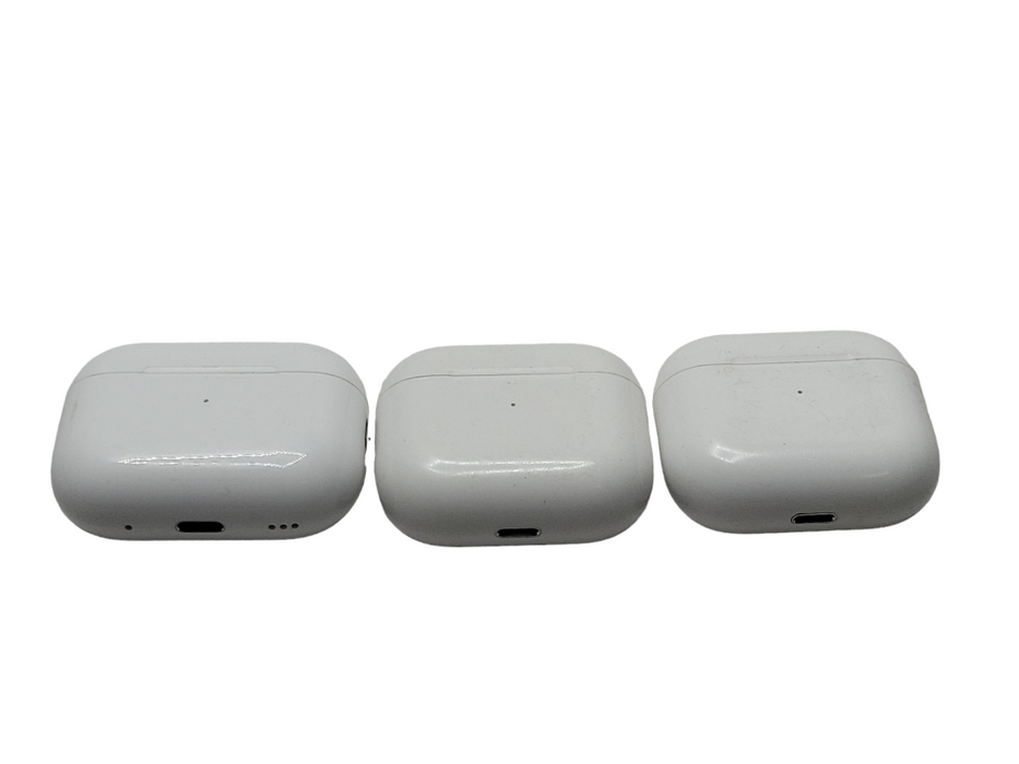 Lot of 3x Apple Airpod Charging case only( 1x A2566 1x A2897 1x A2968 USB-C) _
