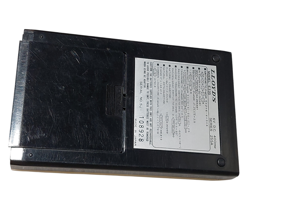 LLOYD's Accumatic 335 Model: E335 Series 255A Vintage Electronic Calculator =