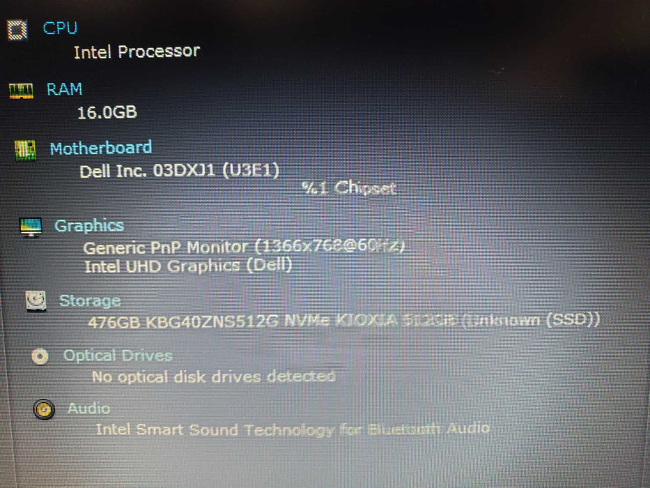Dell Latitude 14" 3530 Intel i7-1255U @ 2.60GHz 16GB DDR4 RAM 512GB SSD  Lap200