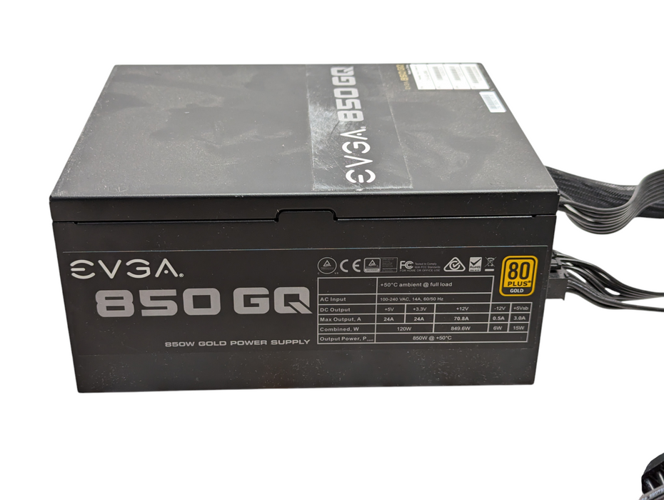 EVGA 850 GQ Computer Power Supply TESTED  -