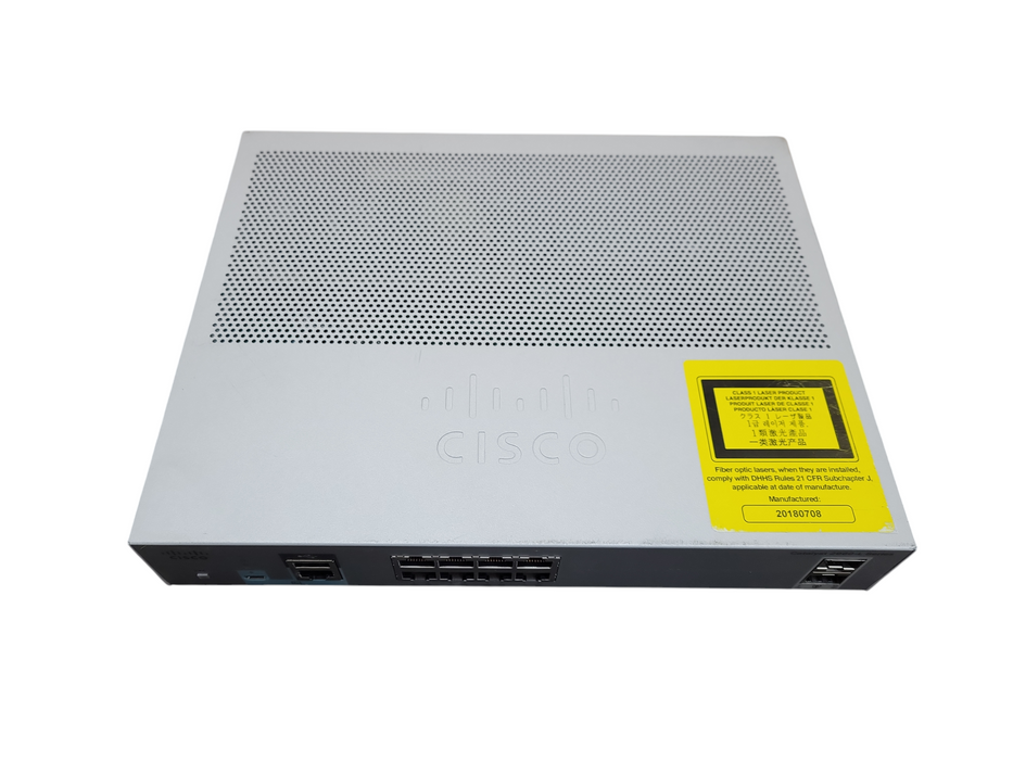 CISCO WS-C2960L-8TS-LL v02 8 Port GigE 10/100/1000 Managed Switch !