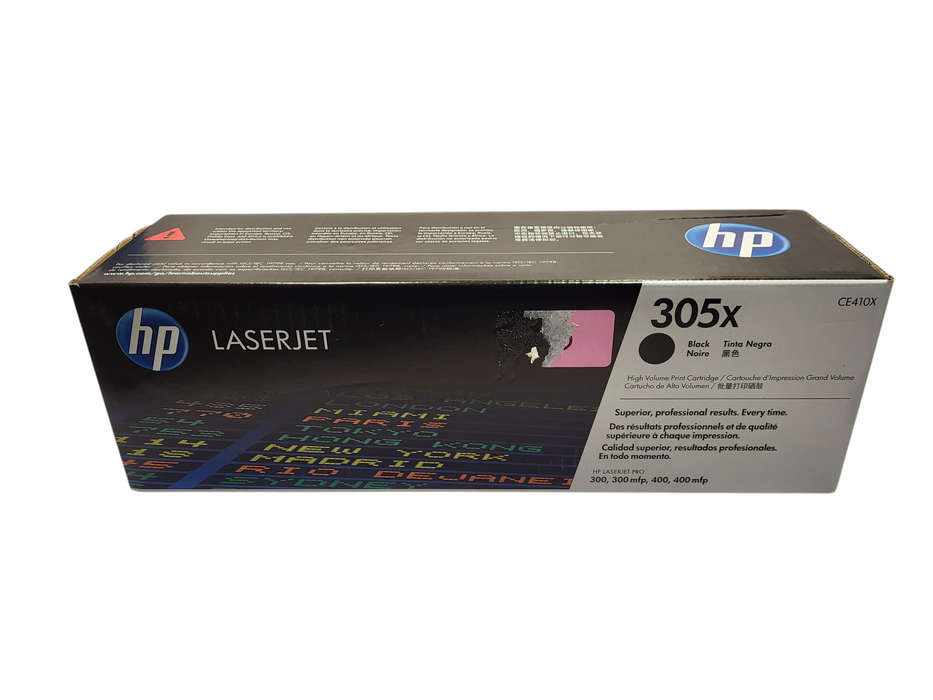 HP LaserJet 305X (CE410X) Black Toner Cartridge, Genuine, NEW $