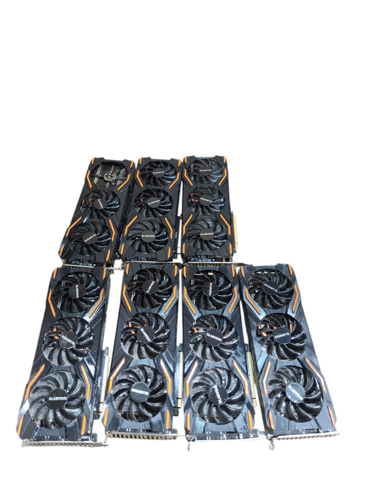 Lot 7x Gigabyte GeForce GTX 1060 WINDFORCE OC 6G (P1060