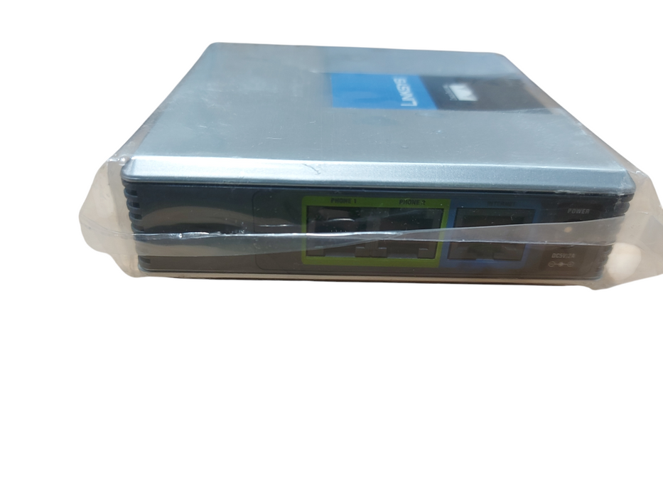 Lot 2x Linksys PAP2T Phone Voice Adapter SIP VoIP Internet Phone Adapter