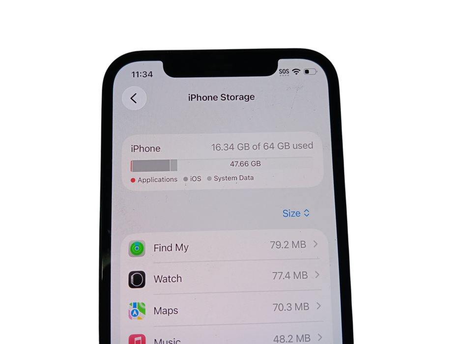 Apple iPhone 12 - 64GB - Black [A2402] Read