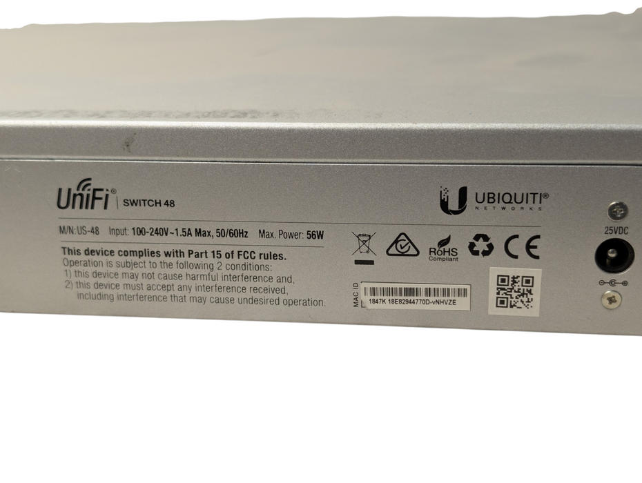 Ubiquiti UniFi Switch 48 US-48 Please READ  -