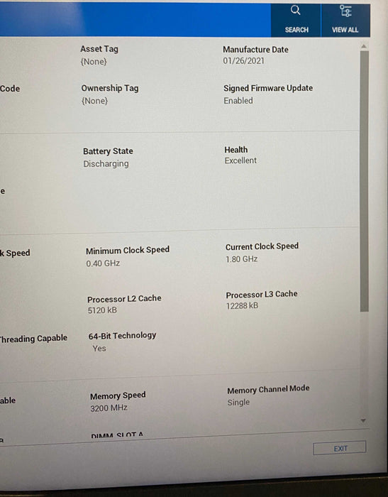 Dell Latitude 5520 Core i7-1185G7@3.00GHz 16GB RAM 256GB SSD READ  Lap200