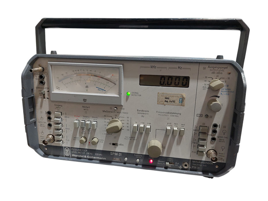 Pegelmesser Level Meter 200Hz...620kHz Wandel & Goltermann SPM-31 =