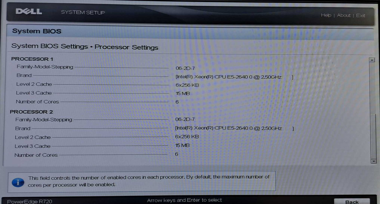 Dell R720 2U 8x 3.5" | 2x Xeon E5-2640 @2.5GHz 6C, 16GB DDR3, H710 Mini