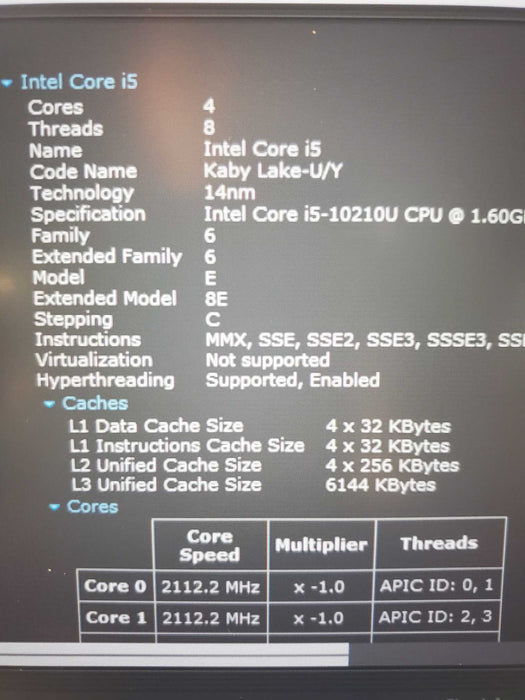 HP ELiteBook 850 G7 i5-10210U 16GB RAM 256GB NVME   Lap200
