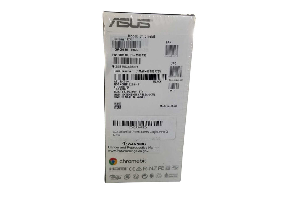 ASUS Chromebit CS10 LPDDR3 2G / 16GB EMMC PC Stick B013C / NEW - SEALED