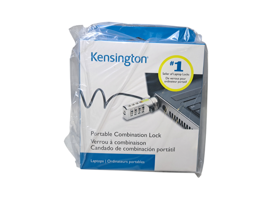 Lot of 5x Kensington Portable Combination Laptop Lock (New Sealed)