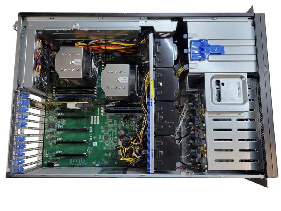 Supermicro X10DRG-Q - 2x Xeon E5-2690 v4 64GB DDR4 LSI 9361-8i 2x1000W PSU %