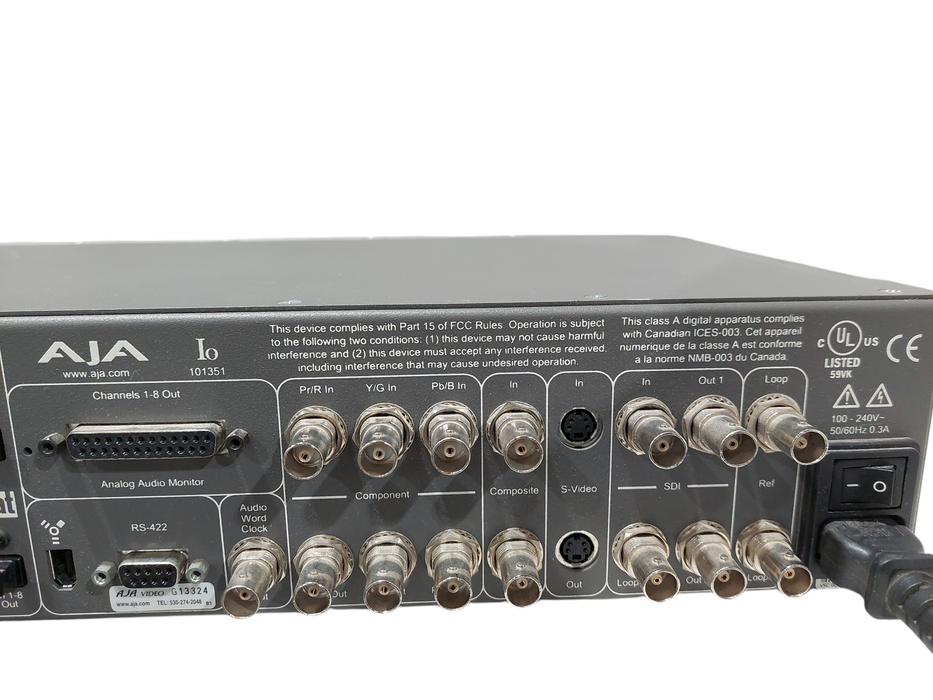 AJA IO Video G-13324 Rack Mountable  =