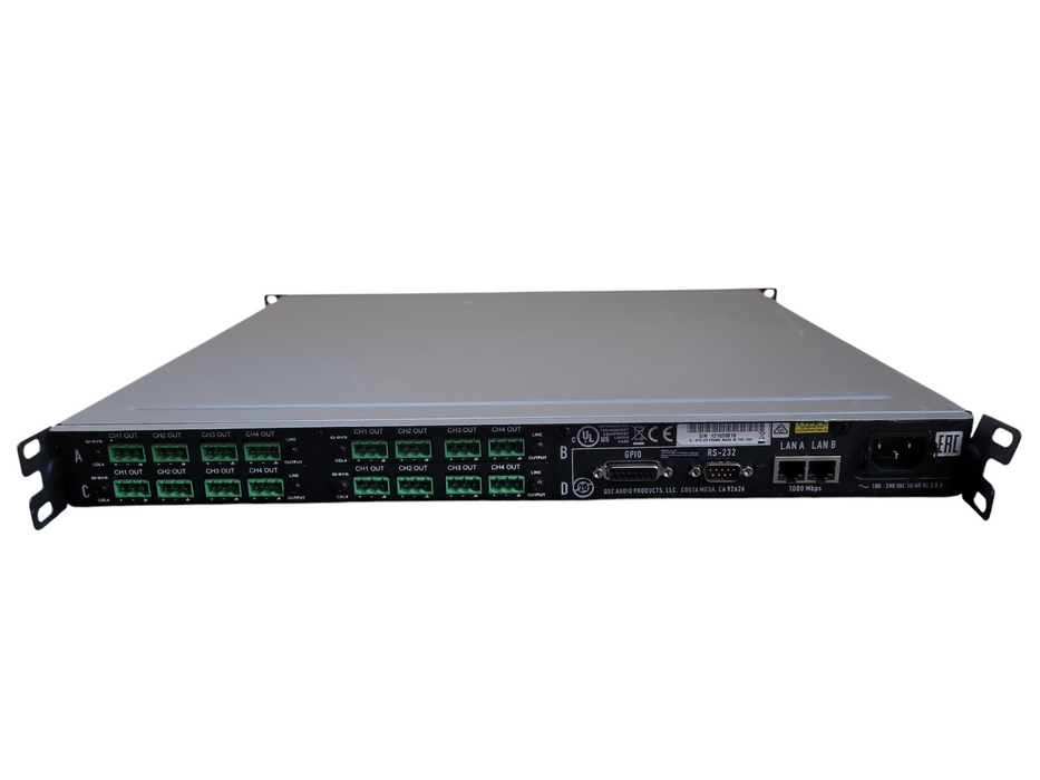 QSC Versatile Q-SYS I/O Frame Network Interface READ !