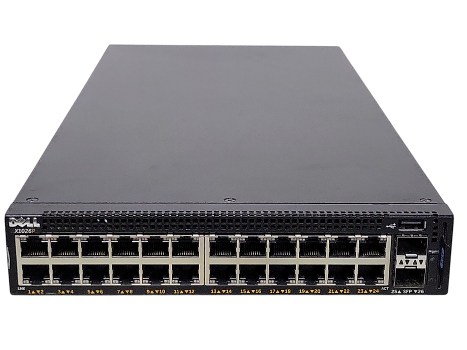 Dell X1026P 26-Port Gigabit PoE Managed Network Switch _