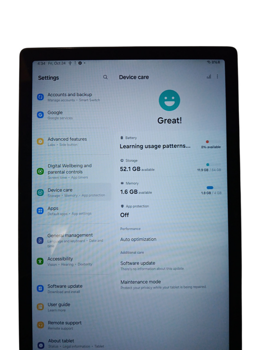 Samsung Galaxy Tab A8 - 64GB - Silver [SM-X200]