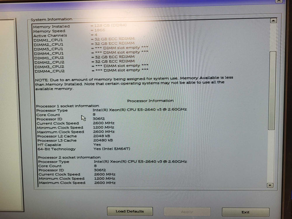 Dell Precision T7810 2x Xeon E5-2640v3 128GB DDR4 K2200 No HDD 825W PSU $