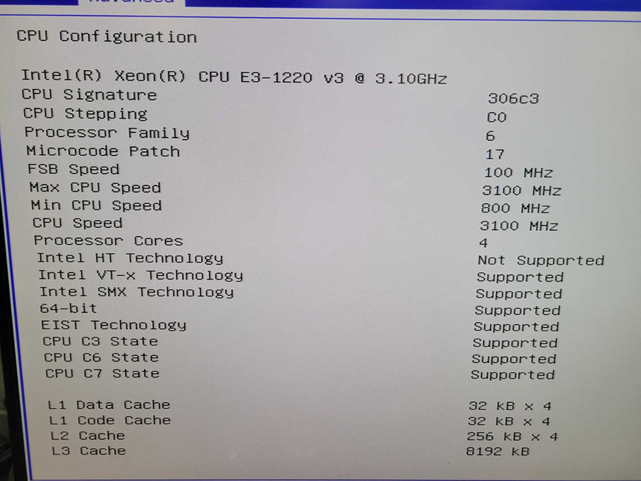 Supermicro X10SLH-F /X10SLM+F - Xeon E3-1220 v3 8GB DDR3 NO HDD %