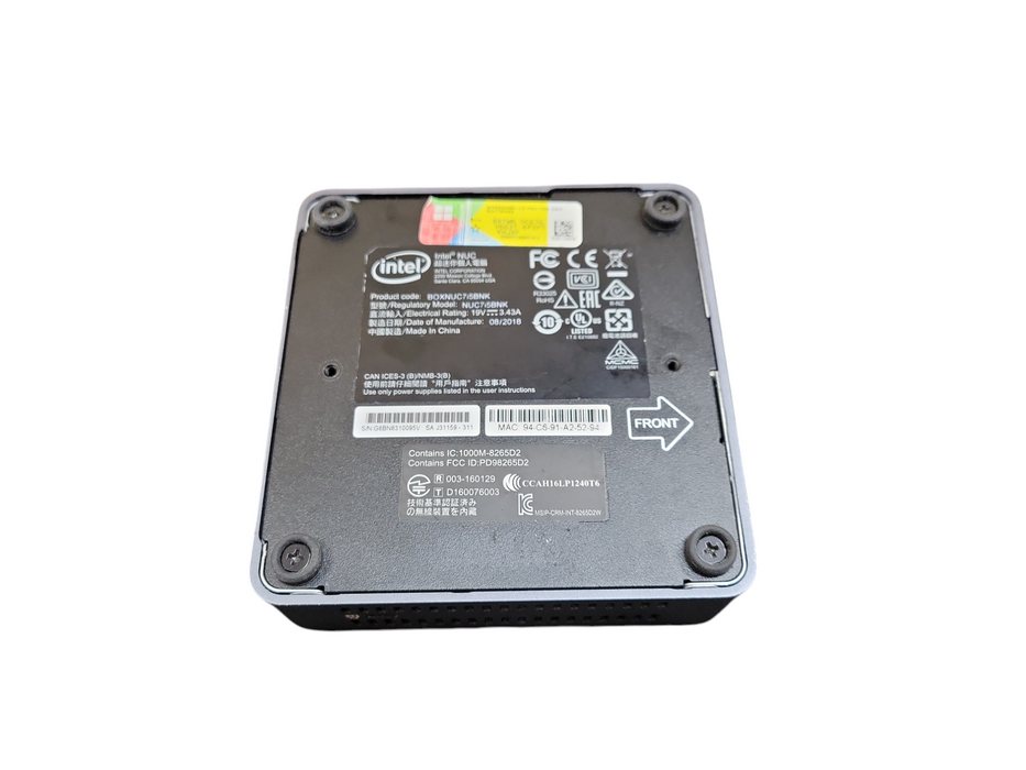 Intel Mini PC NUC NUC7i5BNB Core i5-7260U @2.20GHz 16GB DDR4 RAM, 256GB SSD !