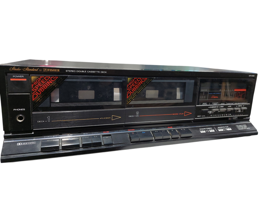 Fisher Studio Standard Stereo Double Cassette Deck Model: CR-W56 (Parts)  =
