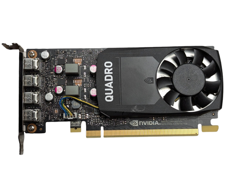 NVIDIA Quadro P1000 4 GB GDDR5 Low Profile Graphics Card  -