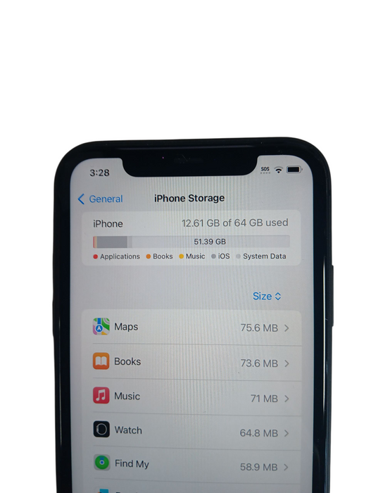 Apple iPhone 11 - 64GB - Black [A2111] Q