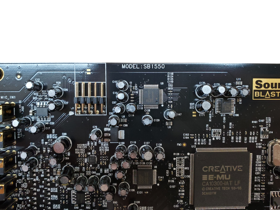 Creative SB1550 Dual Mic Input Sound Blaster Audigy Rx Sound Card