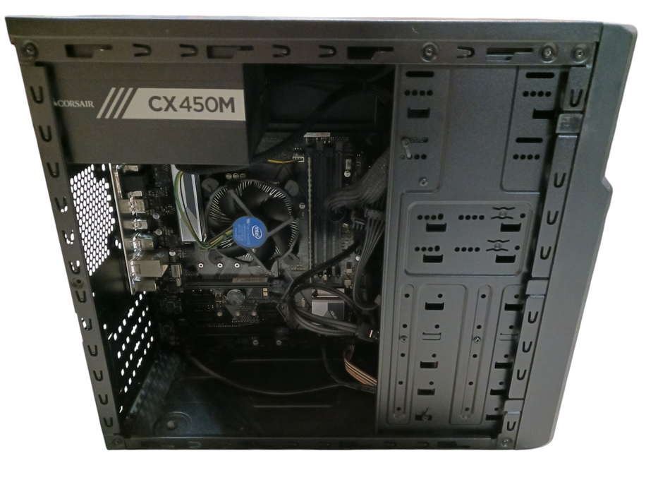 Silverstone Tower PC Asus Prime H370M-Plus Intel i5-9400 8GB DDR4 No HDD