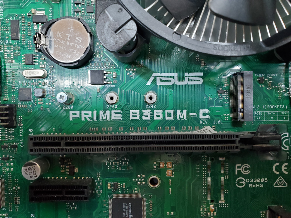 Custom PC - ASUS PRIME B360M-C Core i5-9500 8GB DDR4 300W PSU - No HDD