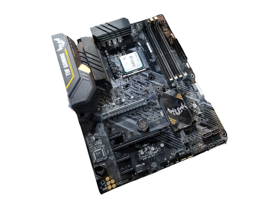 COMBO ASUS TUF GAMING B450 PLUS II + AMD Ryzen 3 3200GE / NO RAM / NO MB Cover