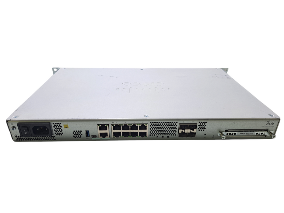 Cisco Firepower FPR-1120 Firewall Device FPR1120-NGFW-K9 + FPR1K-SSD200